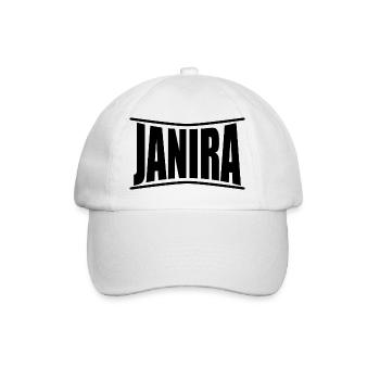 Janira t-shirt gift t-shirt - Baseball Cap - white/white - Front
