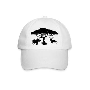 Safari Zoo Animal Safari Zoo - Baseball Cap - white/white - Front