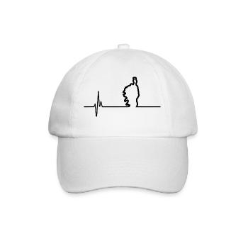 J'aime la corse, je suis corse - Casquette classique - blanc/blanc - Devant