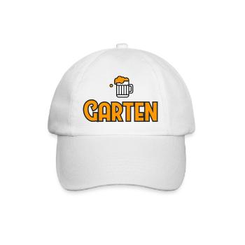Biergarten - Baseballkappe - Weiß/Weiß - Vorne