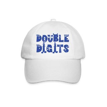 Cadeau de 10e anniversaire, 10 ans, pour garçons et filles - Casquette classique - blanc/blanc - Devant