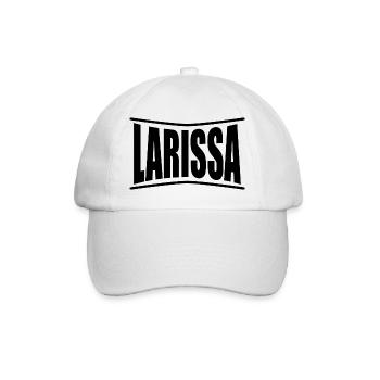t-shirt Larissa idée cadeau t-shirt - Casquette classique - blanc/blanc - Devant