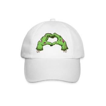 Valentine Zombie Hands - Baseball Cap - white/white - Front