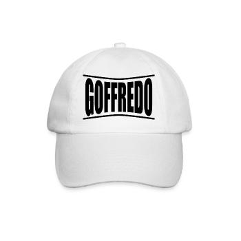 T-Shirt Goffredo T-Shirt Geschenkidee - Baseballkappe - Weiß/Weiß - Vorne