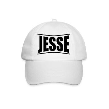 name t-shirt Jesse t-shirt gift idea - Baseball Cap - white/white - Front