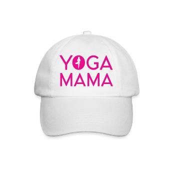 Yoga Mama - Idée cadeau Yoga - Casquette classique - blanc/blanc - Devant