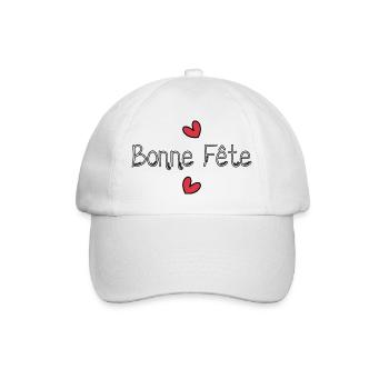 BONNE FÊTE PAPA. PAPA. FÊTE DES PÈRES. BONNE FÊTE - Casquette classique - blanc/blanc - Devant