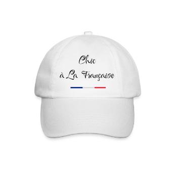 Chic à la française - Casquette classique - blanc/blanc - Devant