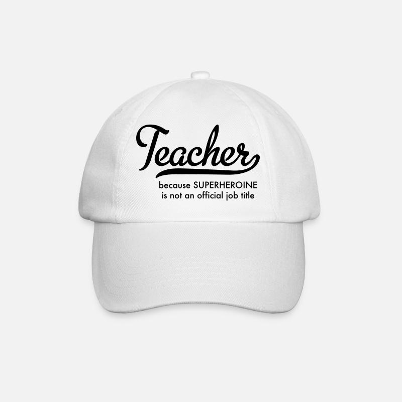 Enseignant - Casquette classique - blanc/blanc