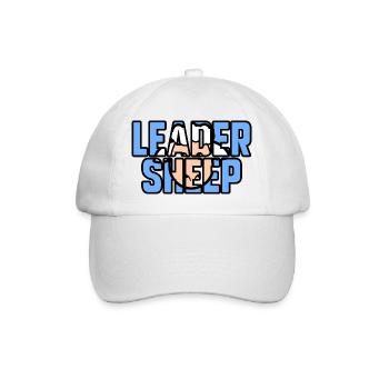 Leader sheep - Baseball Cap - white/white - Front