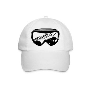 Snowboard Goggles - Baseball Cap - white/white - Front