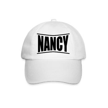 t-shirt name Nancy t-shirt gift idea - Baseball Cap - white/white - Front