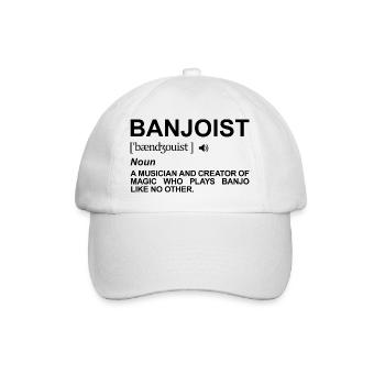Banjo Players Meaning - Baseball Cap - white/white - Front