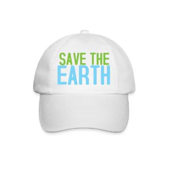 Sauvez la Terre - Casquette classique - blanc/blanc - Devant