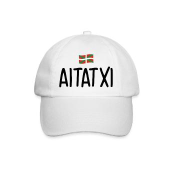 Aitatxi Baskenland-Großvater - Baseballkappe - Weiß/Weiß - Vorne