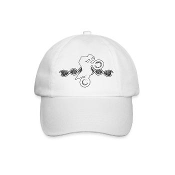 Motorcycle Motorcycle Fan Motorcross Motorcyclist - Baseball Cap - white/white - Front