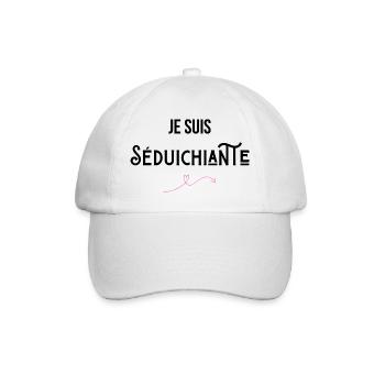 Je suis Séduichiante - Casquette classique - blanc/blanc - Devant
