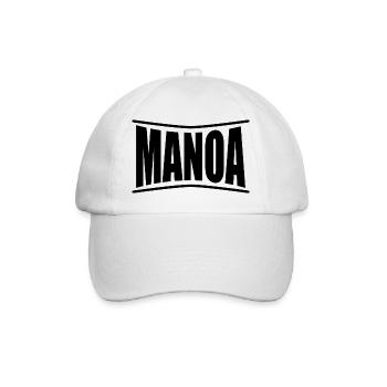 t-shirt name Manoa t-shirt gift idea - Baseball Cap - white/white - Front