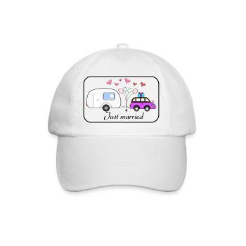 Jeune marié - Casquette classique - blanc/blanc - Devant