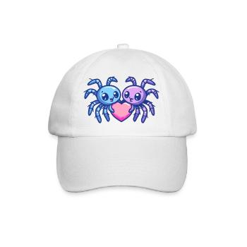 Couple de tarentules Amour Araignée Amoureuse - Casquette classique - blanc/blanc - Devant