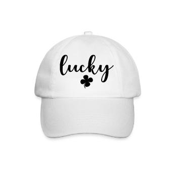 lucky - Baseballkappe - Weiß/Weiß - Vorne