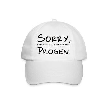 Désolé, prends la première fête Chemise drôle - Casquette classique - blanc/blanc - Devant