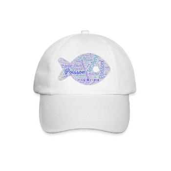 POISSON. POISSON D'AVRIL - Casquette classique - blanc/blanc - Devant