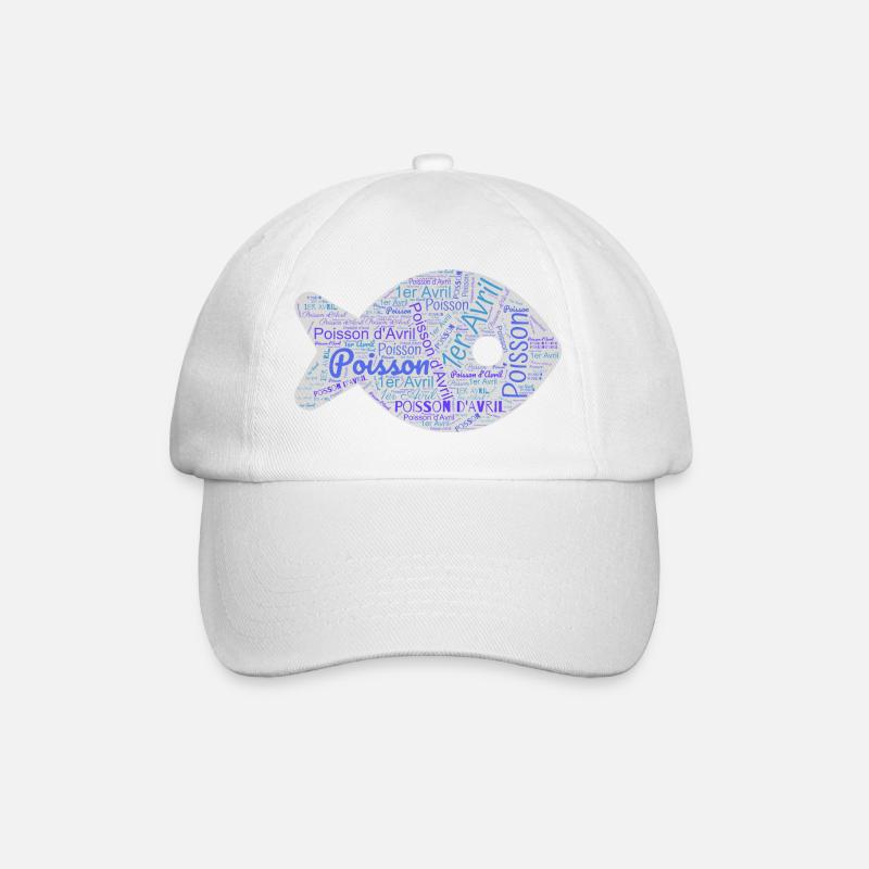 POISSON. POISSON D'AVRIL - Casquette classique - blanc/blanc