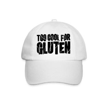 Trop cool pour le gluten - Funny Celiac Design - Casquette classique - blanc/blanc - Devant