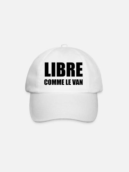 libre - Casquette classique - blanc/blanc