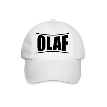 Idée cadeau t-shirt t-shirt Olaf - Casquette classique - blanc/blanc - Devant