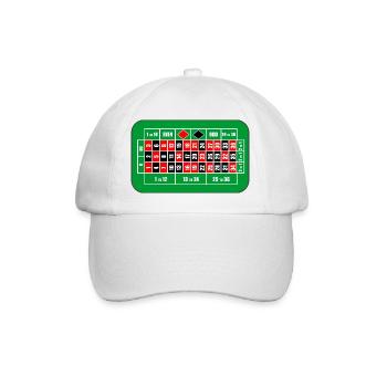 Tisch-Kasino - Baseballkappe - Weiß/Weiß - Vorne