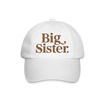 GROßE SCHWESTER - Baseballkappe - Weiß/Weiß - Vorne