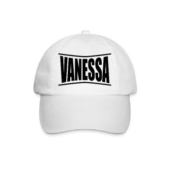 Vanessa t-shirt t-shirt idée cadeau - Casquette classique - blanc/blanc - Devant