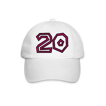 20. 20 YEARS. 20th ANNIVERSARY. 20 YEARS ANNIVERSARY. - Baseball Cap - white/white - Front