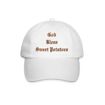 GodBlessPatates douces - Casquette classique - blanc/blanc - Devant