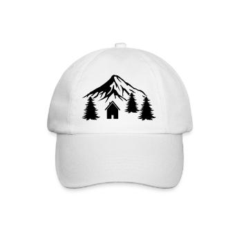 Cabin Berge - Baseball Cap - white/white - Front