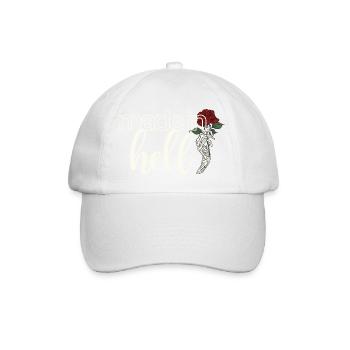 Made in Hell - Baseball Cap - white/white - Front