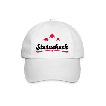 Tablier de cuisine Star Chef - Casquette classique - blanc/blanc - Devant