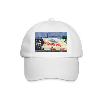 Je me souviens de toi Victor - Casquette classique - blanc/blanc - Devant