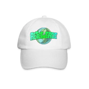 rettet die erde - Baseballkappe - Weiß/Weiß - Vorne