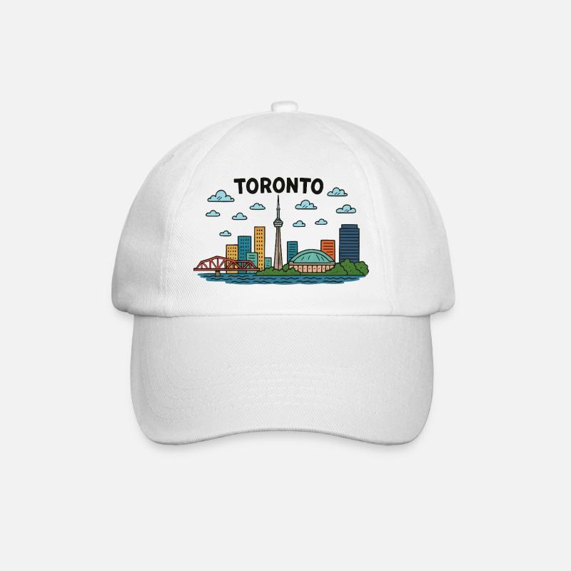 Ville de Toronto, Canada - Casquette classique - blanc/blanc