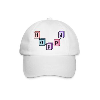 Content - Casquette classique - blanc/blanc - Devant