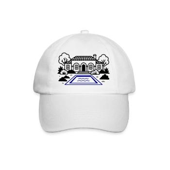 Finca House Villa - Baseball Cap - white/white - Front