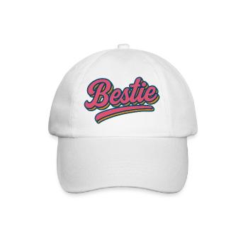 Bestie - Baseballkappe - Weiß/Weiß - Vorne