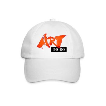 250609 ART to go - Baseballkappe - Weiß/Weiß - Vorne