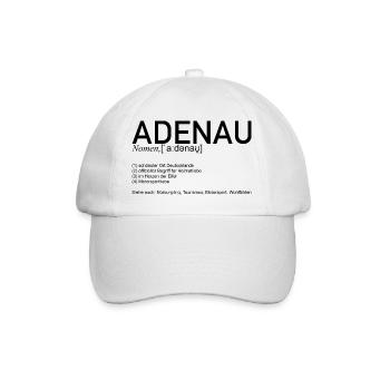 Adenau [Meaning] - Baseball Cap - white/white - Front