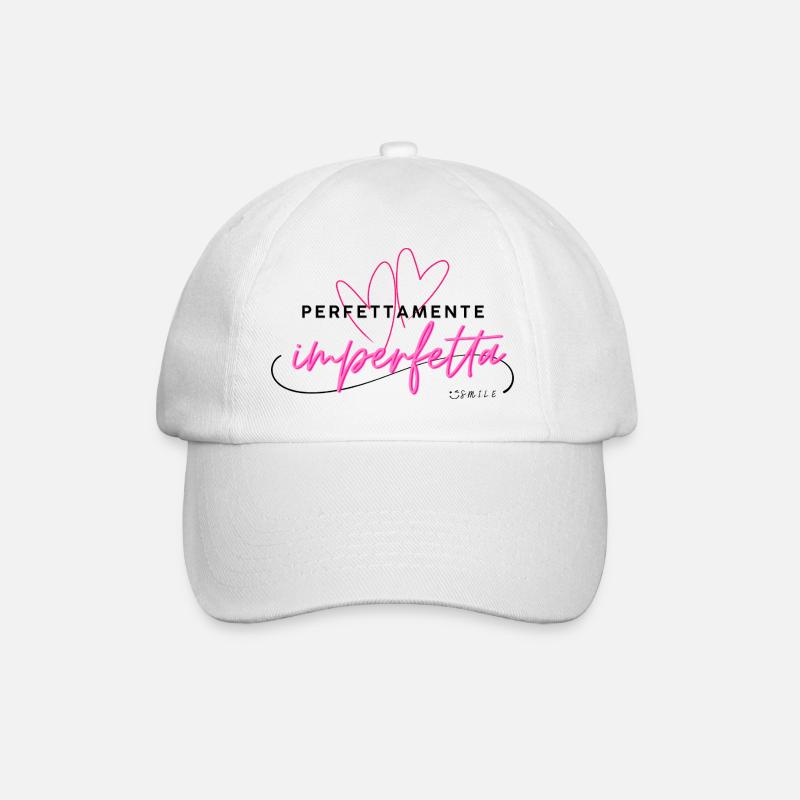 Perfettamente_Imperfetta - Baseballkappe - Weiß/Weiß