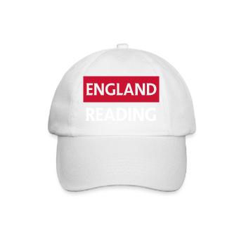 English Literature Letter Design - Baseball Cap - white/white - Front