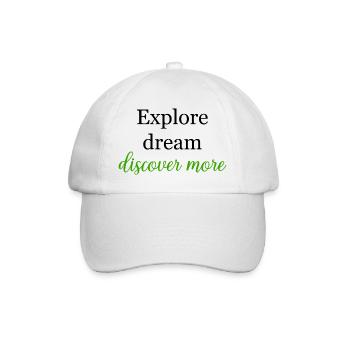 Explorer Rêve En savoir plus Parcours de vie - Casquette classique - blanc/blanc - Devant